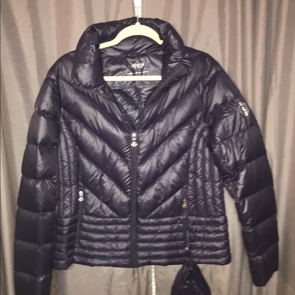 Blue polo jacket etc